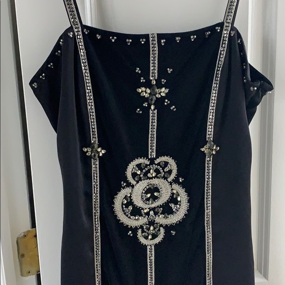 Black beaded dress - Picture 2 of 7